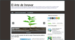 Desktop Screenshot of elartedeinnovar.com